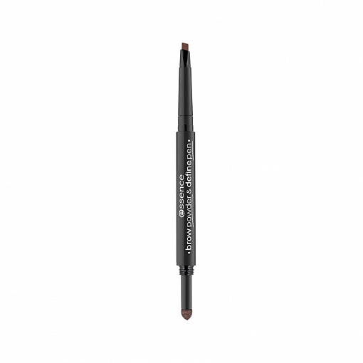 Essence, BROW POWDER & DEFINE PEN - контурный карандаш и пудра для бровей 2в1 (т.02)