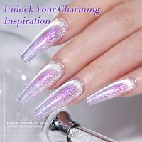 Born Pretty, Auroras Cat Magnetic Gel - набор гель-лак "кошачий глаз" и магнит для гель-лака, 15 мл