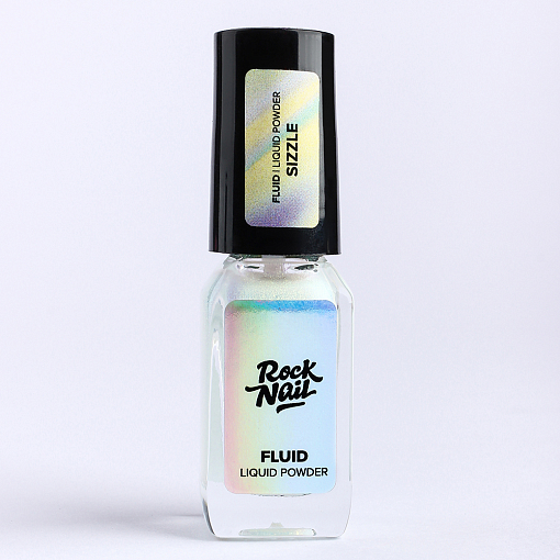 RockNail, FLUID Sizzle - жидкая втирка для дизайна ногтей, 3 мл