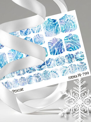 Anna Tkacheva, наклейки пленки для педикюра PR-799