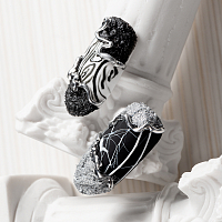 Irisk, Texture - краска гелевая текстурная для дизайна ногтей (04 серебро), 5 мл