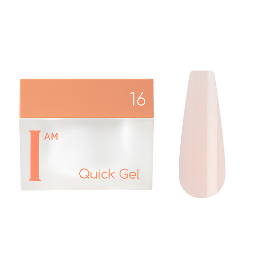 I am, Quick Gel - скоростной жидкий гель №16, 30 мл