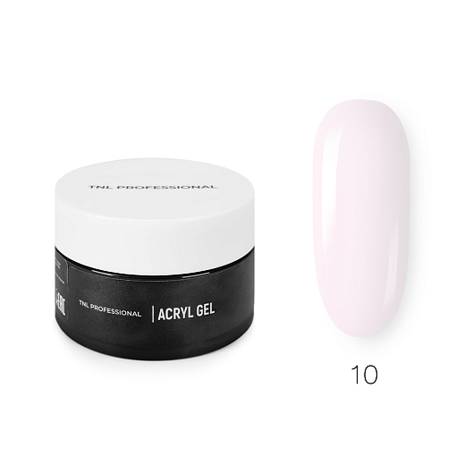 TNL, Acryl Gel - полигель камуфлирующий №10 (светло-розовый), 50 мл
