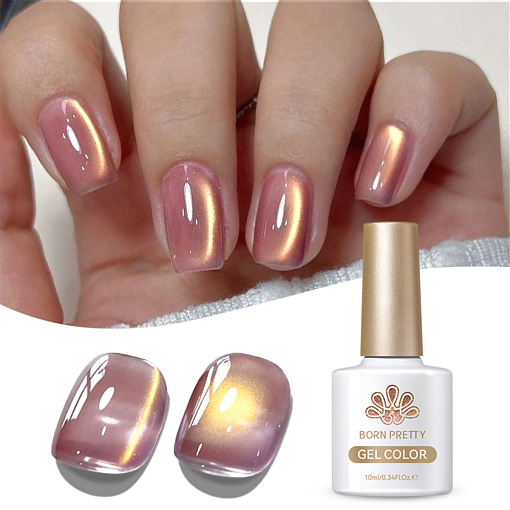 Born Pretty, Glass Bead Cat Magnetic Gel - магнитный гель-лак "кошачий глаз" MY45, 10 мл