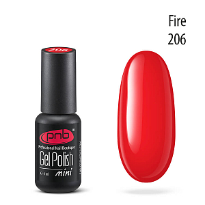 PNB, Gel nail polish - гель-лак №206, 4 мл