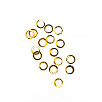 Artex, декор металлический круг (золото Ø 3 мм)