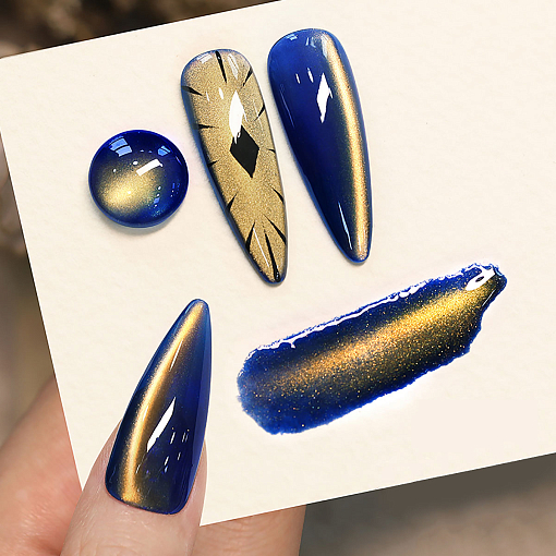 Born Pretty, Golden Shimmer Cat Magnetic Gel - магнитный гель-лак "кошачий глаз" MY231, 10 мл