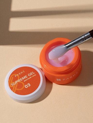 PASHE, Supreme Gel - жесткий гель для наращивания №3, 15 мл