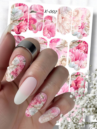 Anna Tkacheva, мини наклейки пленки для маникюра X-002