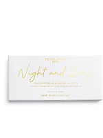 Makeup Revolution Pro, Colour Focus Palette - палетка теней для век (Night and Day)