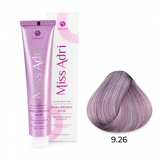 Adricoco, Miss Adri Elite Edition - крем-краска для волос (оттенок 9.26), 100 мл