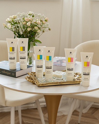 Adricoco, COLOR COLLECTION ANTI-YELLOW EFFECT - оттеночная маска "Жемчужный блонд", 250 мл