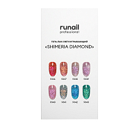RuNail, Shimeria Diamond - гель-лак светоотражающий №9337, 7 мл