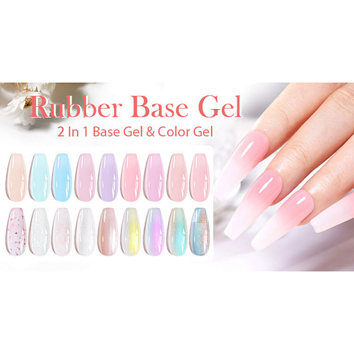Born Pretty, Quick Extension Gel - базовое каучуковое покрытие RB34, 15 мл