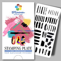 Bloom, пластина для стемпинга №003