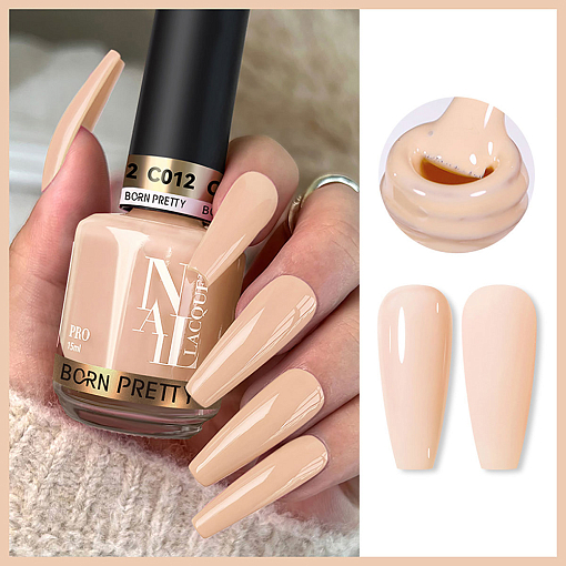 Born Pretty, PRO Regular Nail Lacquer - лак для ногтей C012, 15 мл