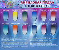 Rio Profi, акриловая пудра Термо эффект (Индиго)