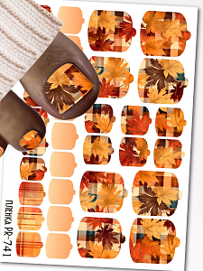 Anna Tkacheva, наклейки пленки для педикюра PR-741