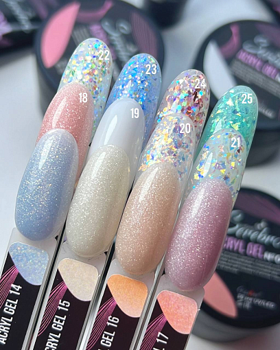 Serebro, Acryl Gel - акригель №19 (белый), 15 мл