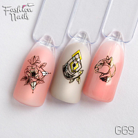 Fashion Nails, слайдер-дизайн "Galaxy" №69