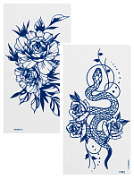 Irisk, набор №21 INK TATOO - тату реалистичная долговременная для тела, 2 шт