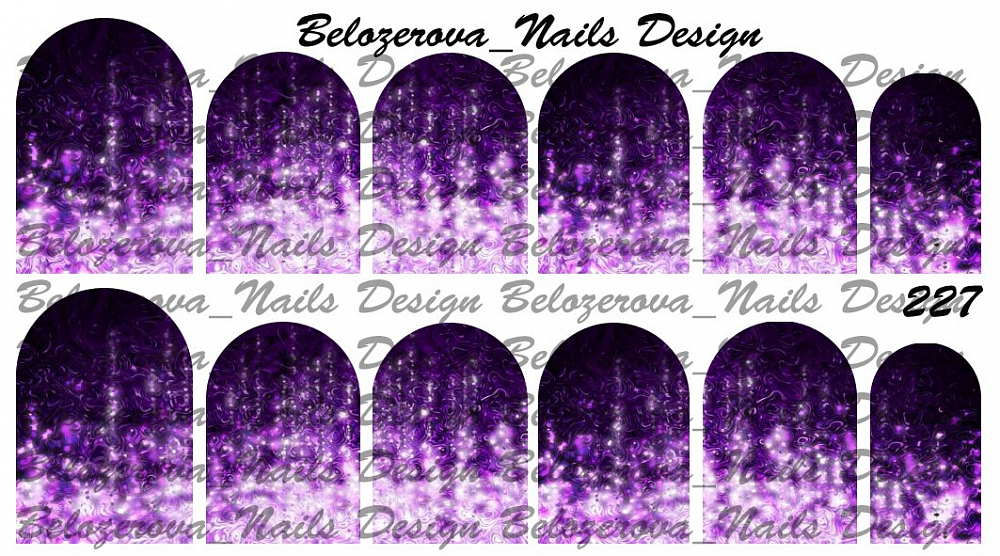 Слайдер-дизайн Belozerova Nails Design на белой пленке (227)