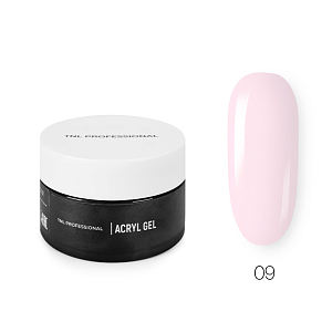 TNL, Acryl Gel - полигель камуфлирующий №09 (розовый парфе), 50 мл