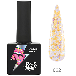 УЦЕНКА, RockNail, гель-лак Sugar Free 862, 10 мл