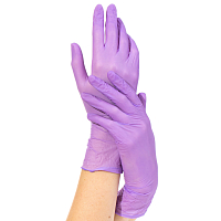 Archdale, перчатки для маникюриста нитриловые Nitrimax (сиреневые, M),50 пар