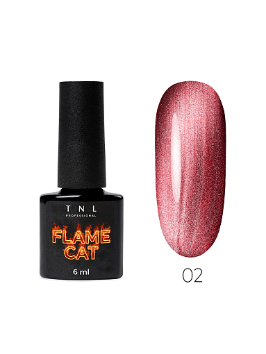 TNL, Flame Cat - гель-лак "корейская кошка" №02 (пылающий магнетизм), 6 мл TNL, Flame Cat - гель-лак "корейская кошка" №02 (пылающий магнетизм), 6 мл
