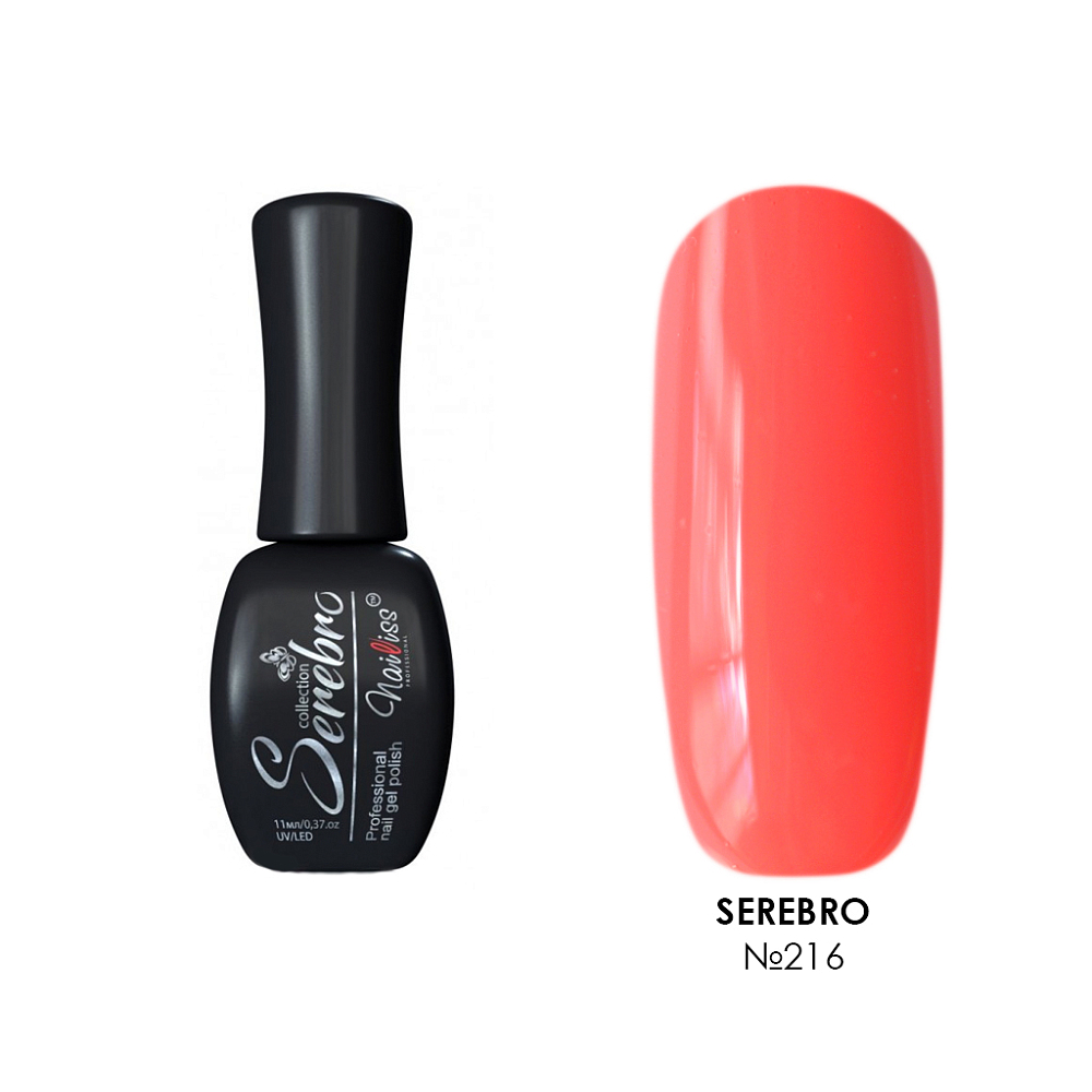 Serebro, гель-лак №216, 11 мл Serebro, гель-лак №216, 11 мл