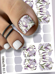 Anna Tkacheva, наклейки пленки для педикюра PR-813