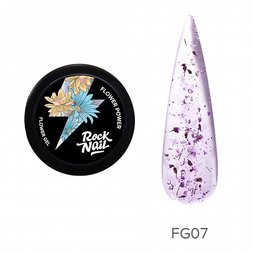 RockNail, гель для наращивания Flower Power №FG07, 10 мл