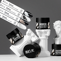 Irisk, Texture - краска гелевая текстурная для дизайна ногтей (04 серебро), 5 мл