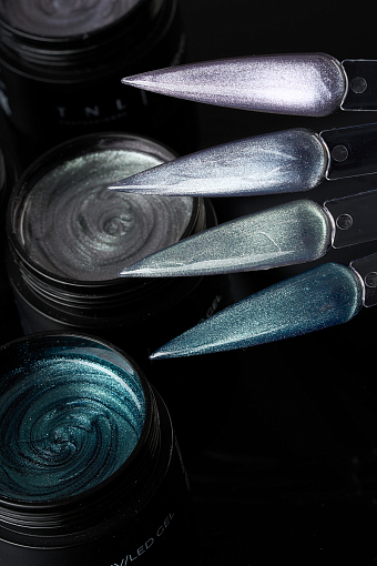 TNL, набор №257 жесткий гель для наращивания Lumicat gel (4 оттенка по 15 мл)