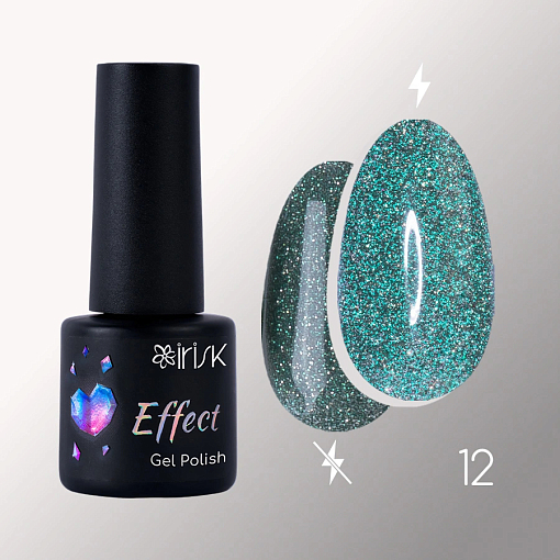 Irisk, Effect Gel Polish Reflective - светоотражающий гель-лак с эффектом №12, 5 мл