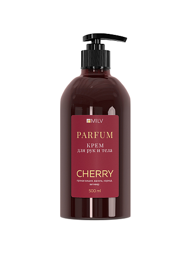 Milv, парфюмированный восстанавливающий крем для рук и тела с маслом авокадо №16, 500 мл