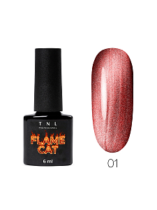 TNL, Flame Cat - гель-лак "корейская кошка" №01 (горячее сердце), 6 мл