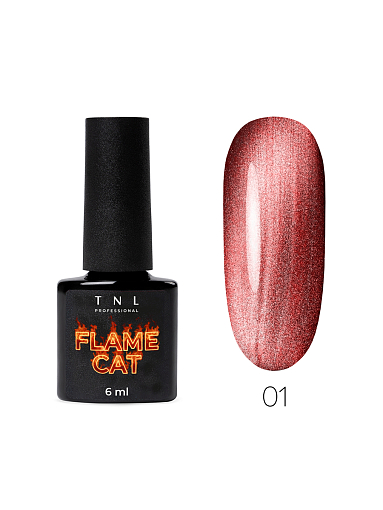 TNL, Flame Cat - гель-лак "корейская кошка" №01 (горячее сердце), 6 мл TNL, Flame Cat - гель-лак "корейская кошка" №01 (горячее сердце), 6 мл
