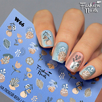 Fashion Nails, слайдер-дизайн "White" №66