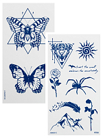 Irisk, набор №18 INK TATOO - тату реалистичная долговременная для тела, 2 шт
