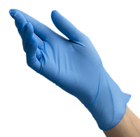 Benovy, Nitrile Chlorinated - перчатки нитриловые особопрочные (голубые, S), 50 пар