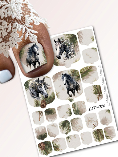 Anna Tkacheva, мини наклейки пленки для педикюра LIT-026 Anna Tkacheva, мини наклейки пленки для педикюра LIT-026