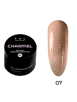 TNL, Charmel - жесткий гель для наращивания с шиммером №07, 15 мл