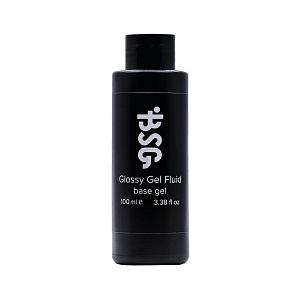 BSG, Glossy Gel Fluid - базовый гель для проблемных ногтей (без кисточки, с носиком), 100 мл