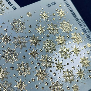 Anna Tkacheva, 3D хрустальный слайдер 3D-104 (gold crystal)