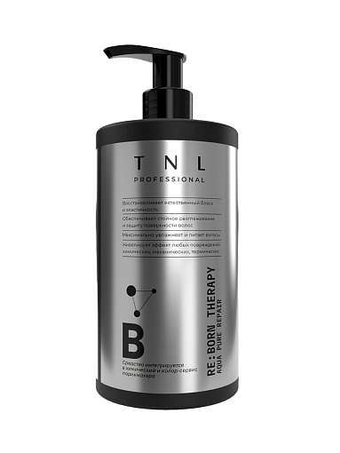 TNL, RE:BORN THERAPY Aqua Pure Repair - система реконструкции волос, акварегенератор (шаг B), 400 мл