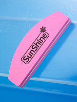 SunShine, пилка для шлифовки луна МИНИ S39PK-M (розовая, 100/180), 20 шт