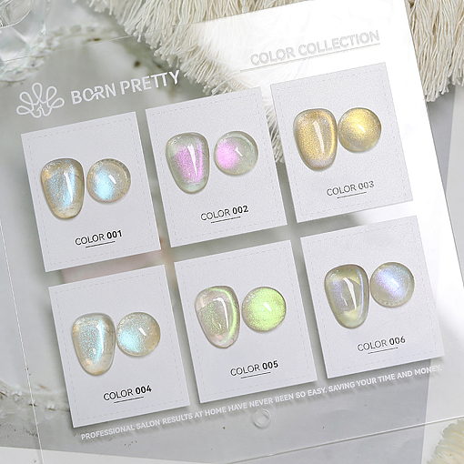 Born Pretty, Auroras Cat Magnetic Gel - светоотражающий гель-лак "кошачий глаз" AC-06 , 10 мл