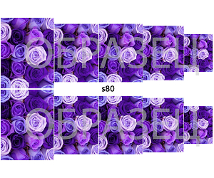 Слайдер-дизайн "Фиолетовые розочки s80"